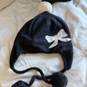 KATE SPADE POM POM BOW HAT